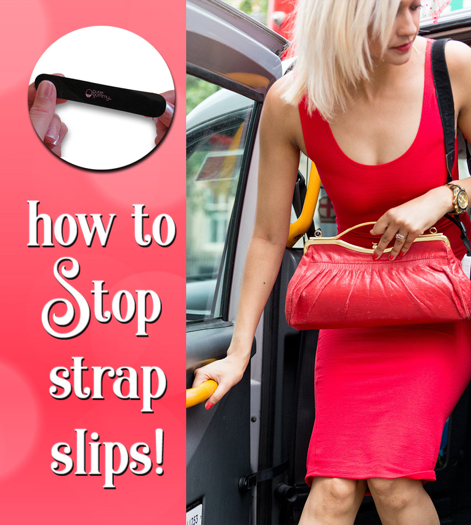 Prevent purse and handbag slips with this easy solution!