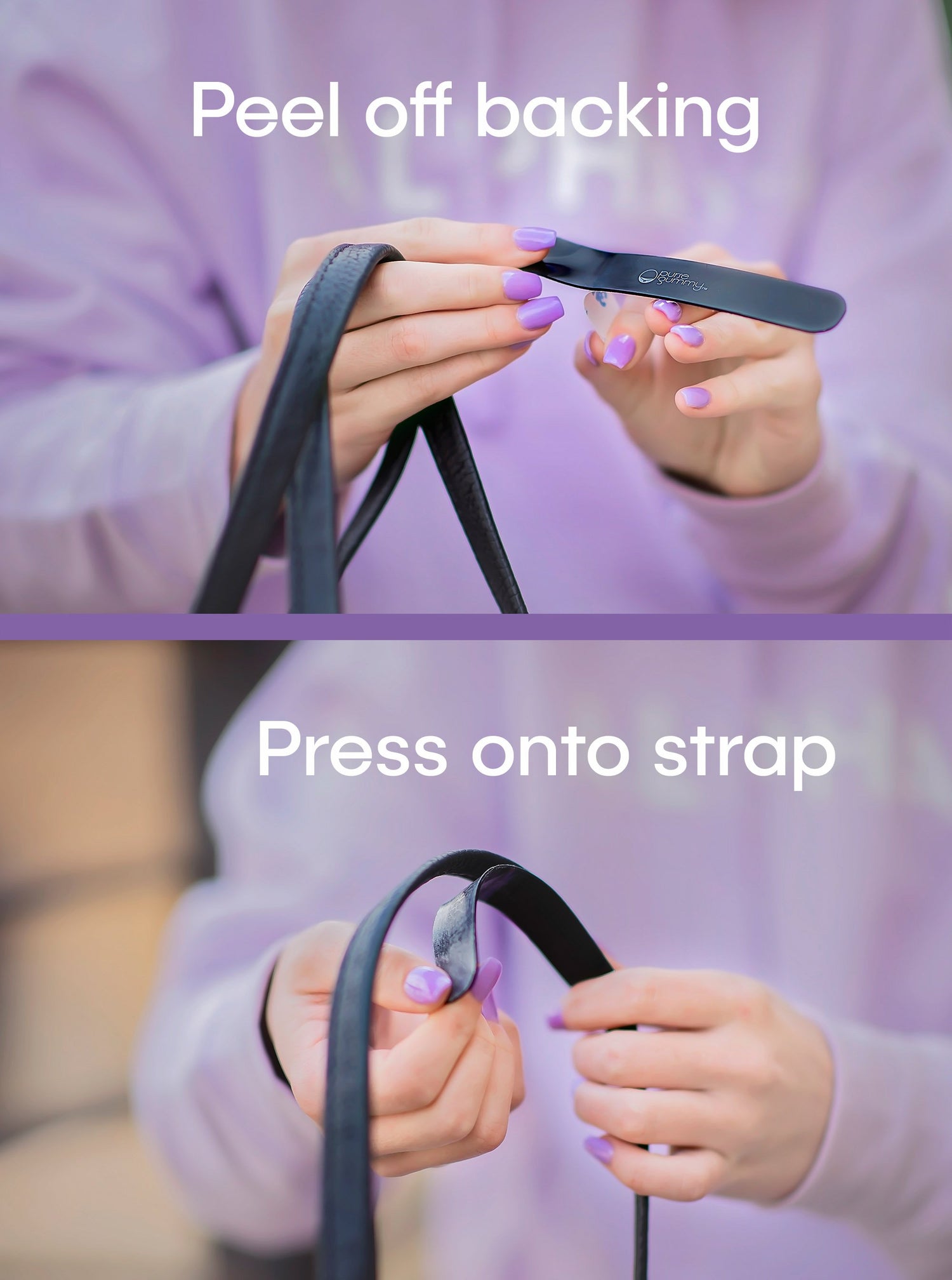  Strap Gummy - Stop Strap Slips - Shoulder Strap Grip